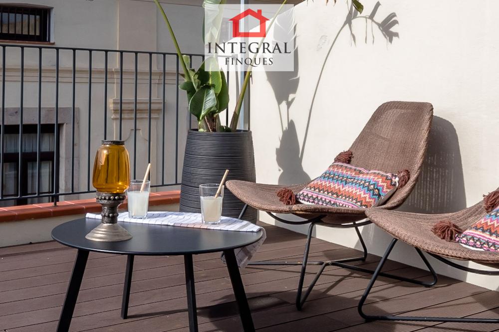 Aquesta segona terrassa és ideal per les nits màgiques d'estiu.