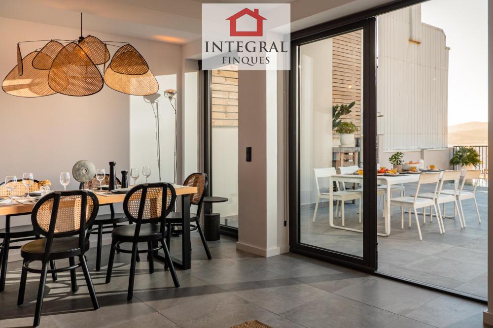 Bonica prespectiva dels menjadors interiors y exteriors