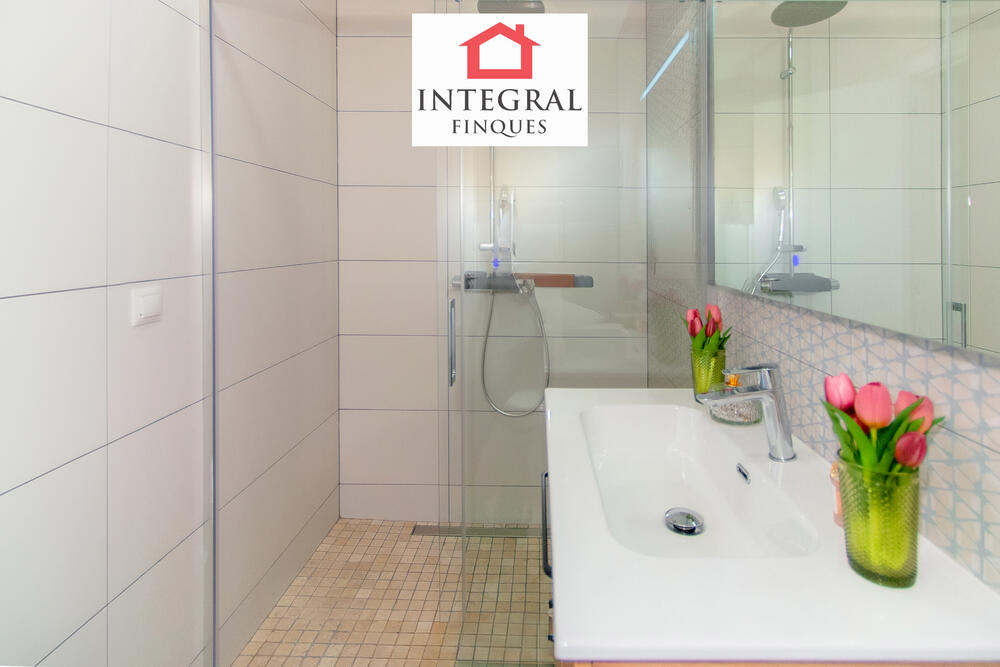 Lavabo totalment reformat amb dutxa.