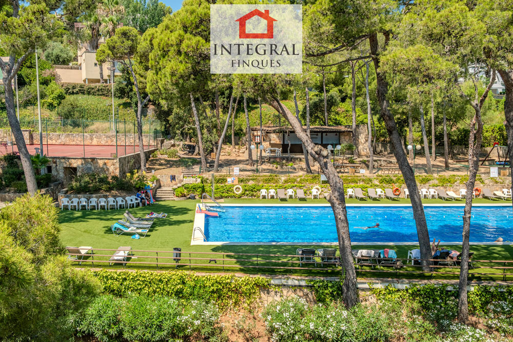 Una de les grans piscines comunitàries i altres espais del complex. Una de les grans piscines comunitàries i altres espais del complex.