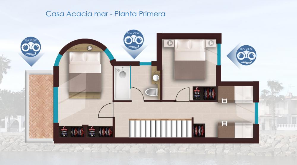 CB196 CB196 CASA ACACIA MAR Casa adosada Playa Cambrils CB196 CB196 CASA ACACIA MAR Casa adosada Playa Cambrils