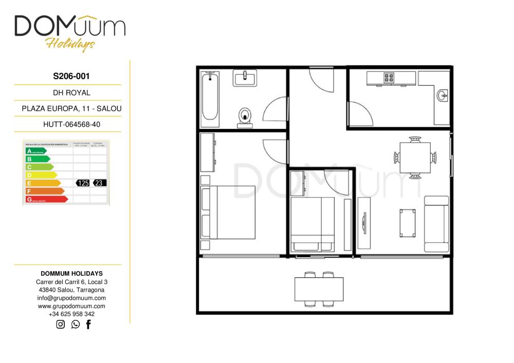 S206-001 DH - ROYAL Apartamento Turística - Port Aventura Salou