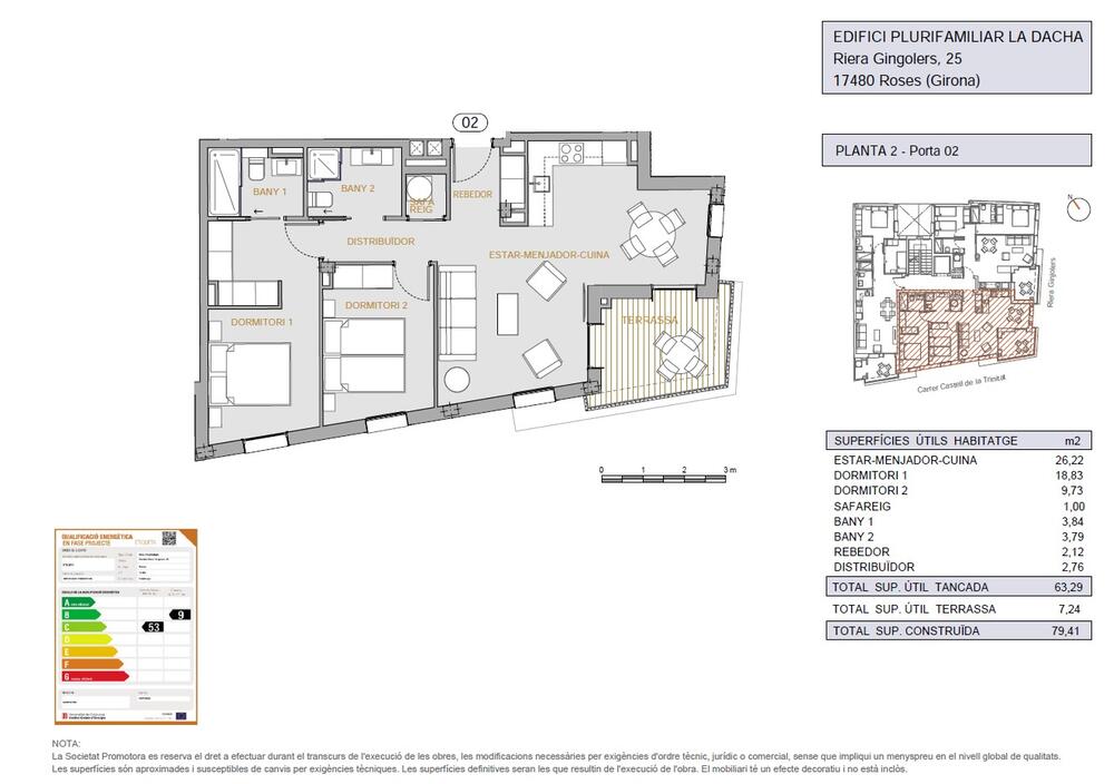 ONRG-0100 PROMOCIO RIERA GINJOLERS Apartamento Centre Roses