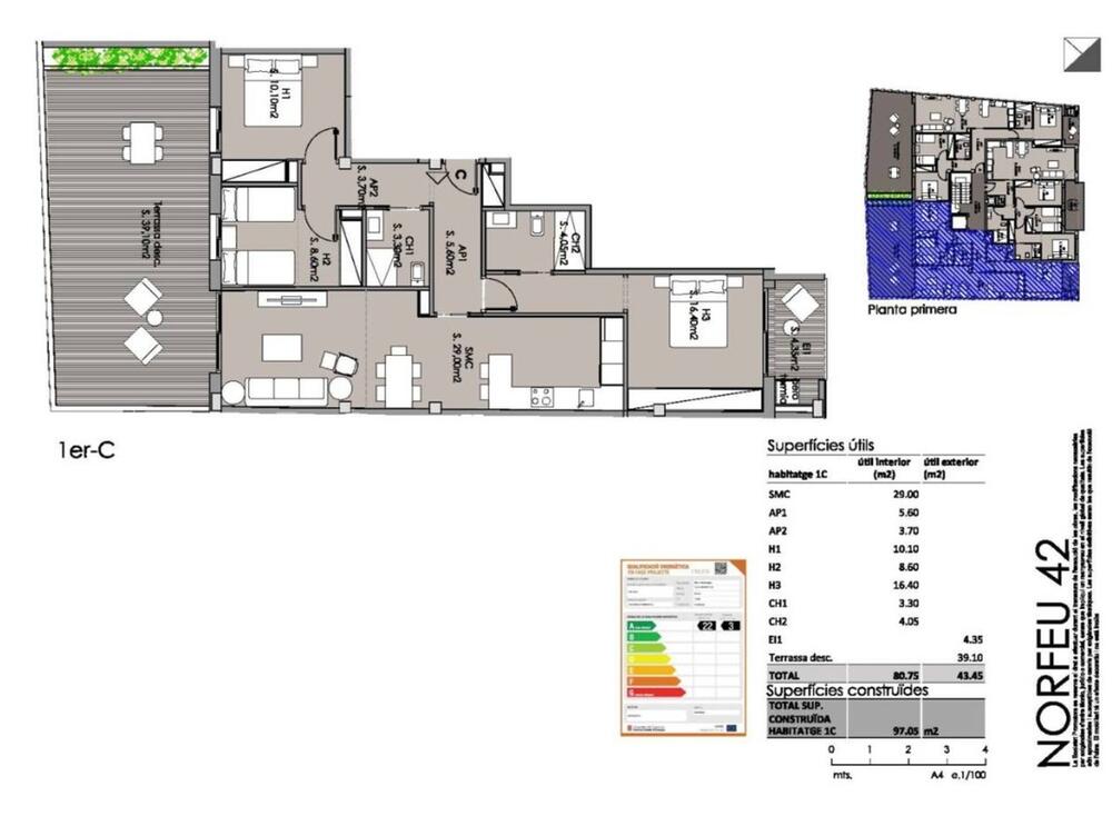 ONCN-0102 CAP NORFEU Apartamento Centre Roses ONCN-0102 CAP NORFEU Apartamento Centre Roses