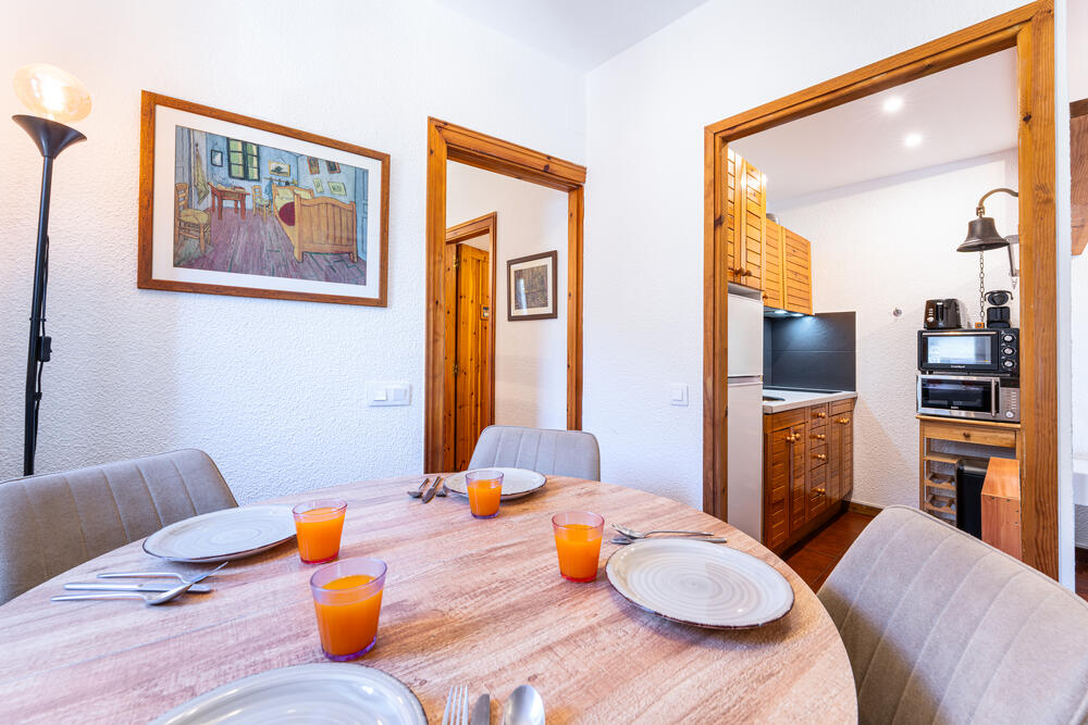 esquirol Acogedor estudio en El Tarter 4PAX I Rústico, Vistas al valle, Parking, HUT1-008279 Estudio  El Tarter