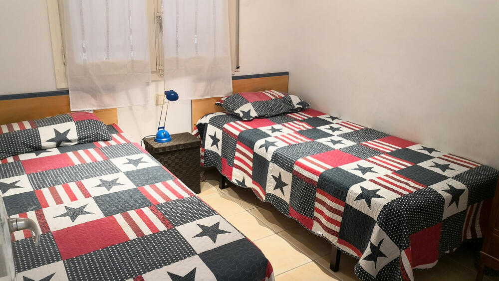 Schlafzimmer mit zwei Einzelbetten Schlafzimmer mit zwei Einzelbetten