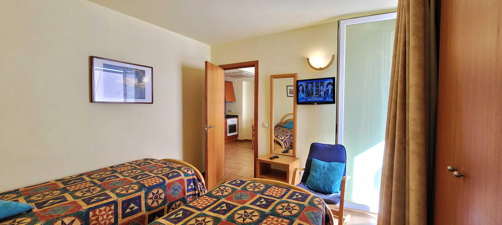 Schlafzimmer mit zwei Einzelbetten Schlafzimmer mit zwei Einzelbetten