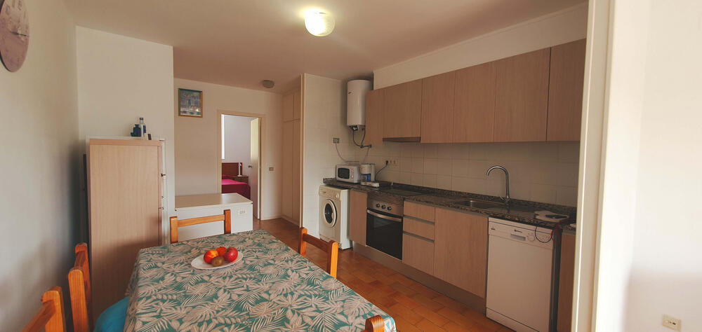 Offene Küche mit Esszimmer