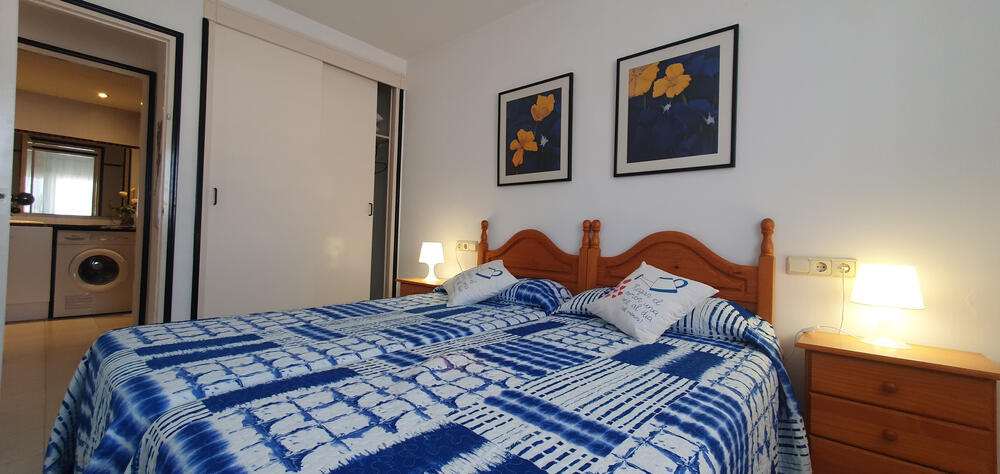 Schlafzimmer mit Doppelbett