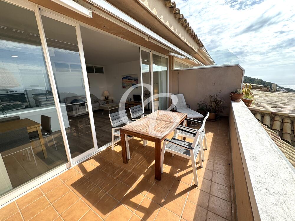 1104 PRECIÓS APARTAMENT AMB VISTES PANORÀMIQUES AL MAR AMB PISCINA I PK A AIGUABLAVA Apartamento Aiguablava Begur
